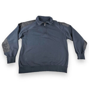 Vintage National Geographic Sweater Adult LARGE Black Travel Collection Zip Y2K